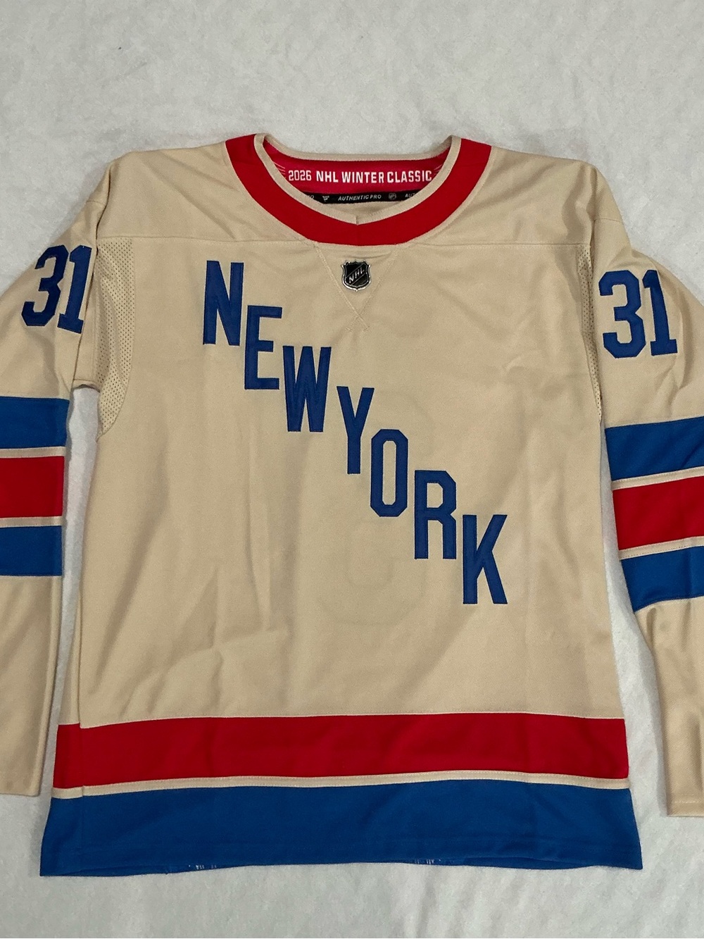 NHL New York Rangers Shesterkin Hockey Jersey size Extra Large - Picture 2 of 11